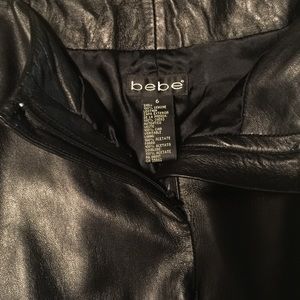 Bebe leather pants